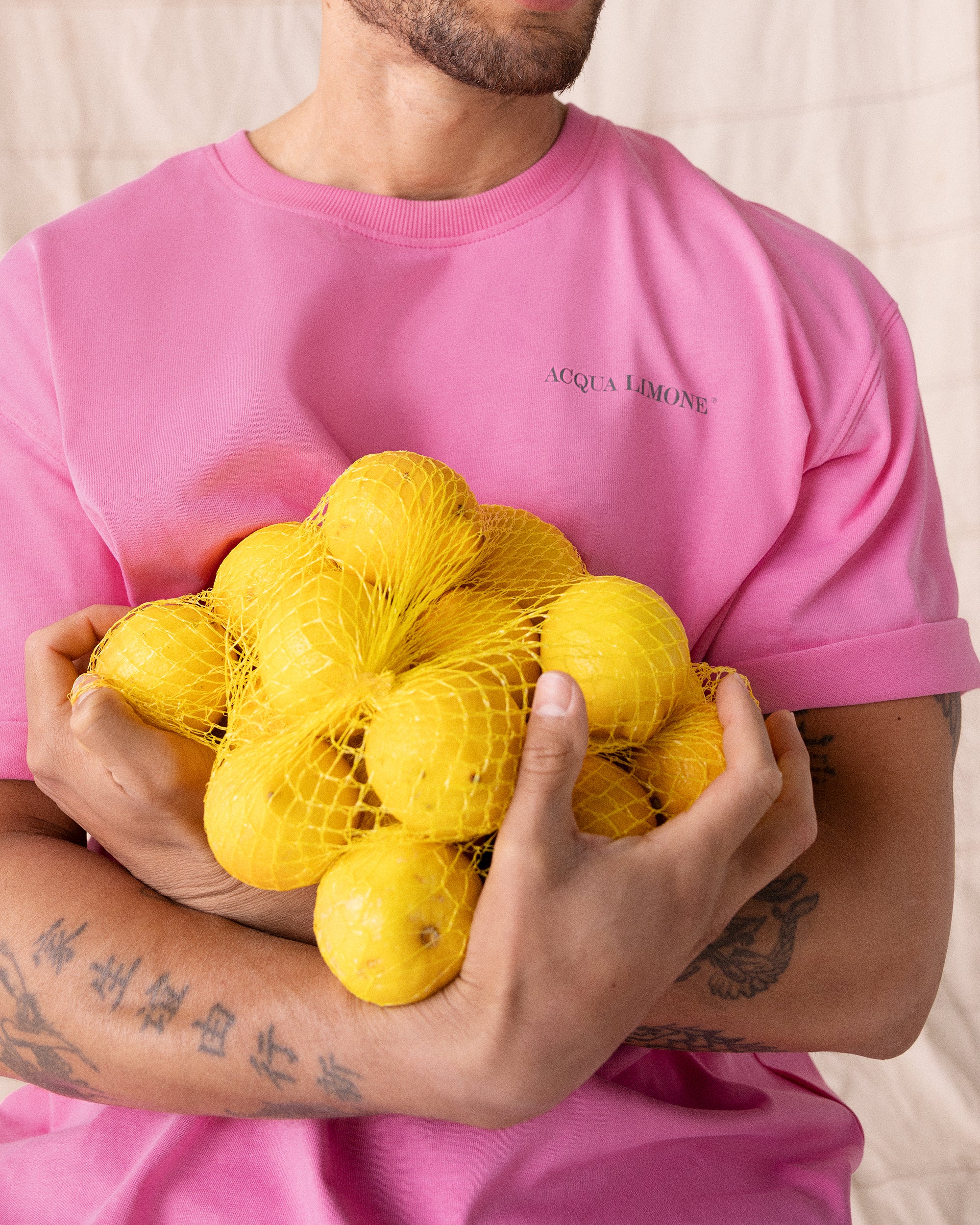 Heavy Tee - Hot Pink - Acqua Limone