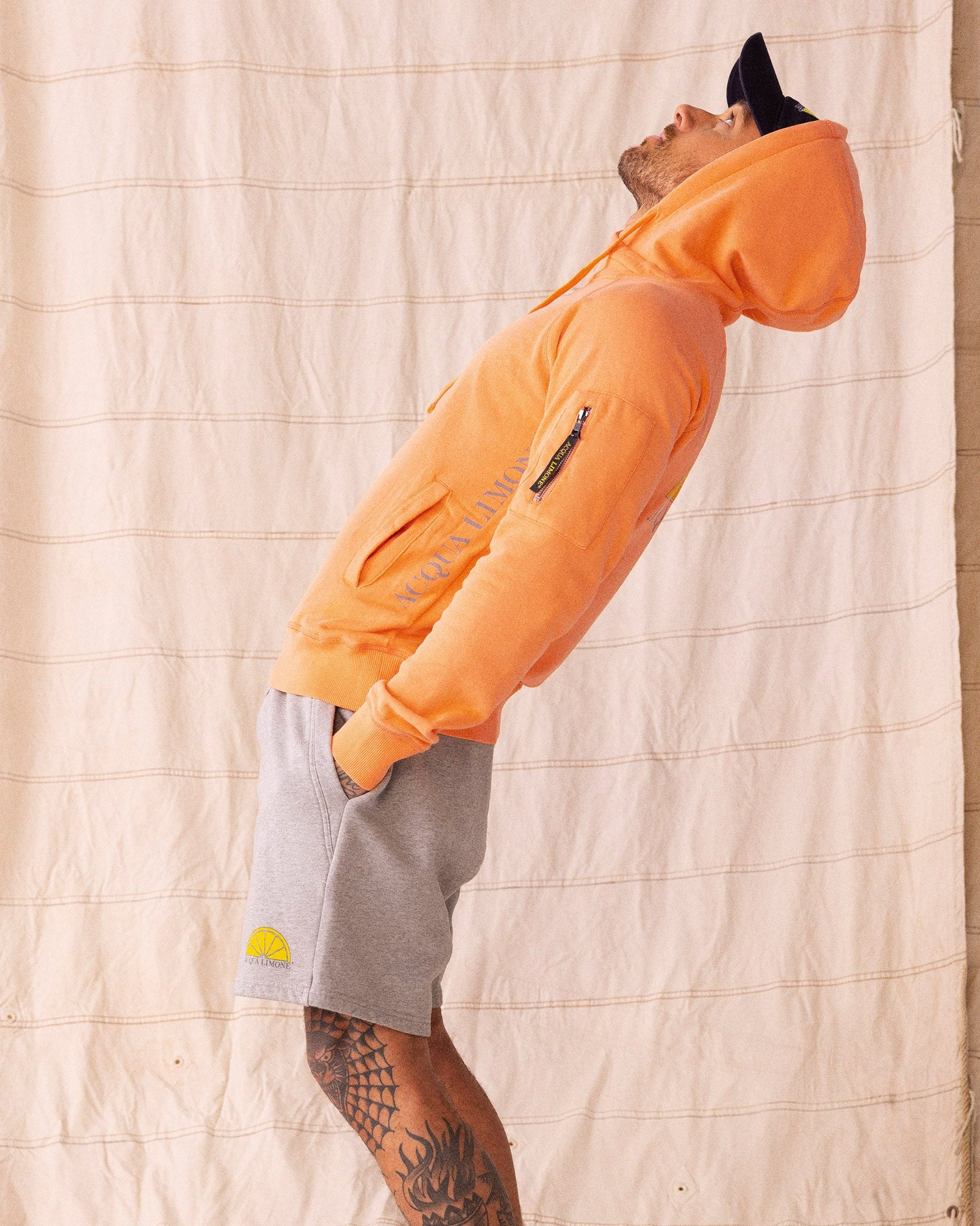 Sweatshorts - American Grey - Acqua Limone