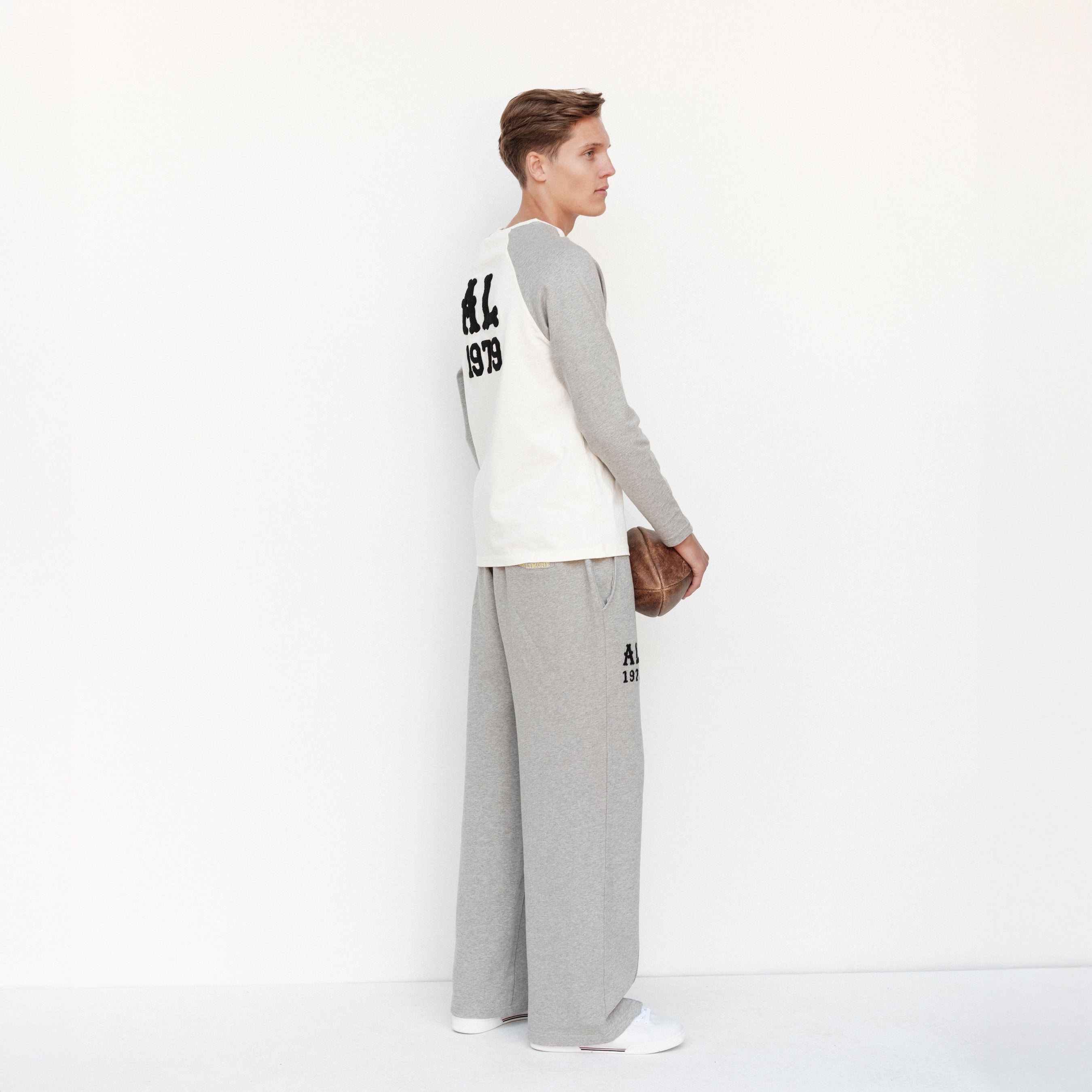 Ivy Track Pants - American Grey