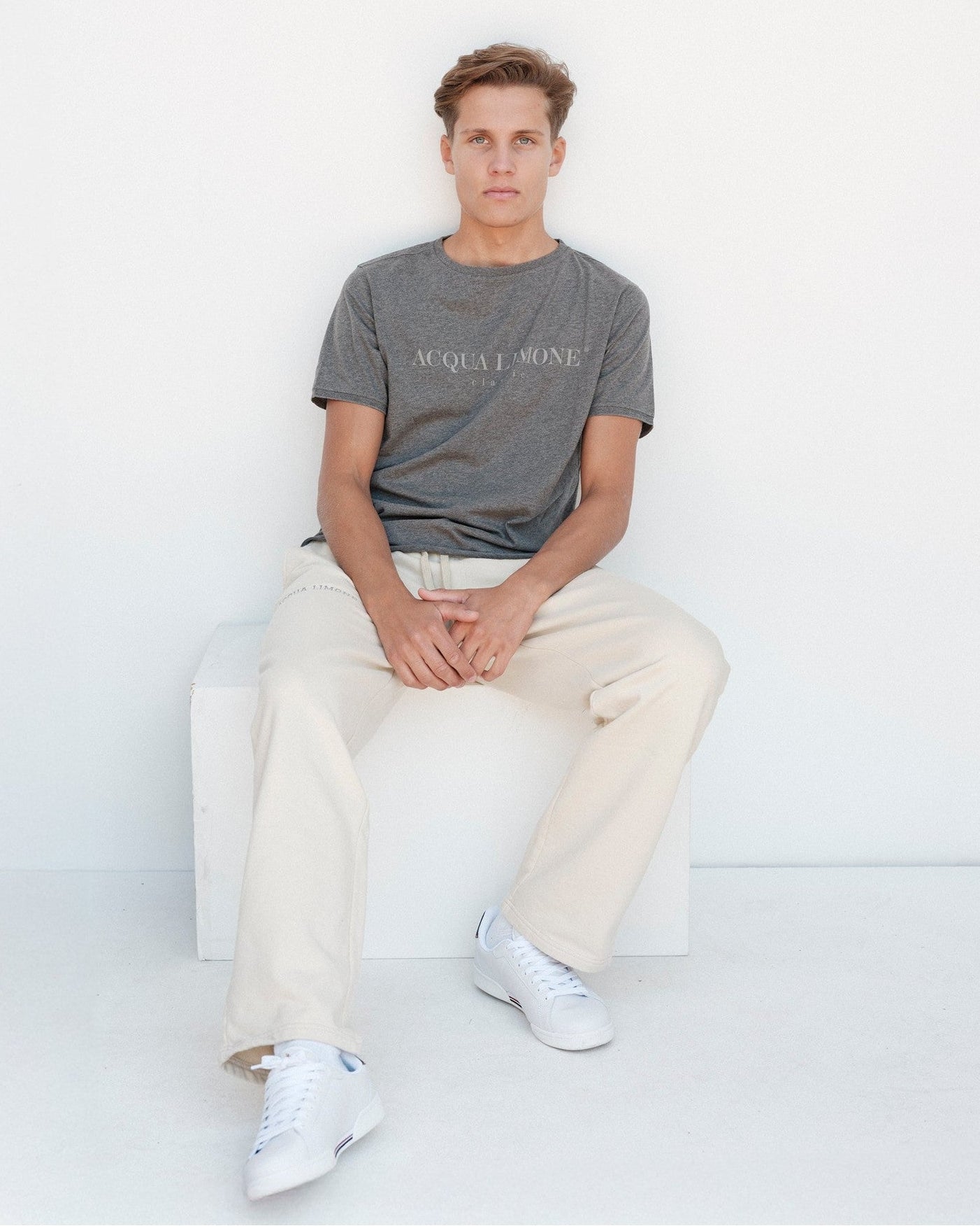 T-shirt Classic - Anthracite - Acqua Limone