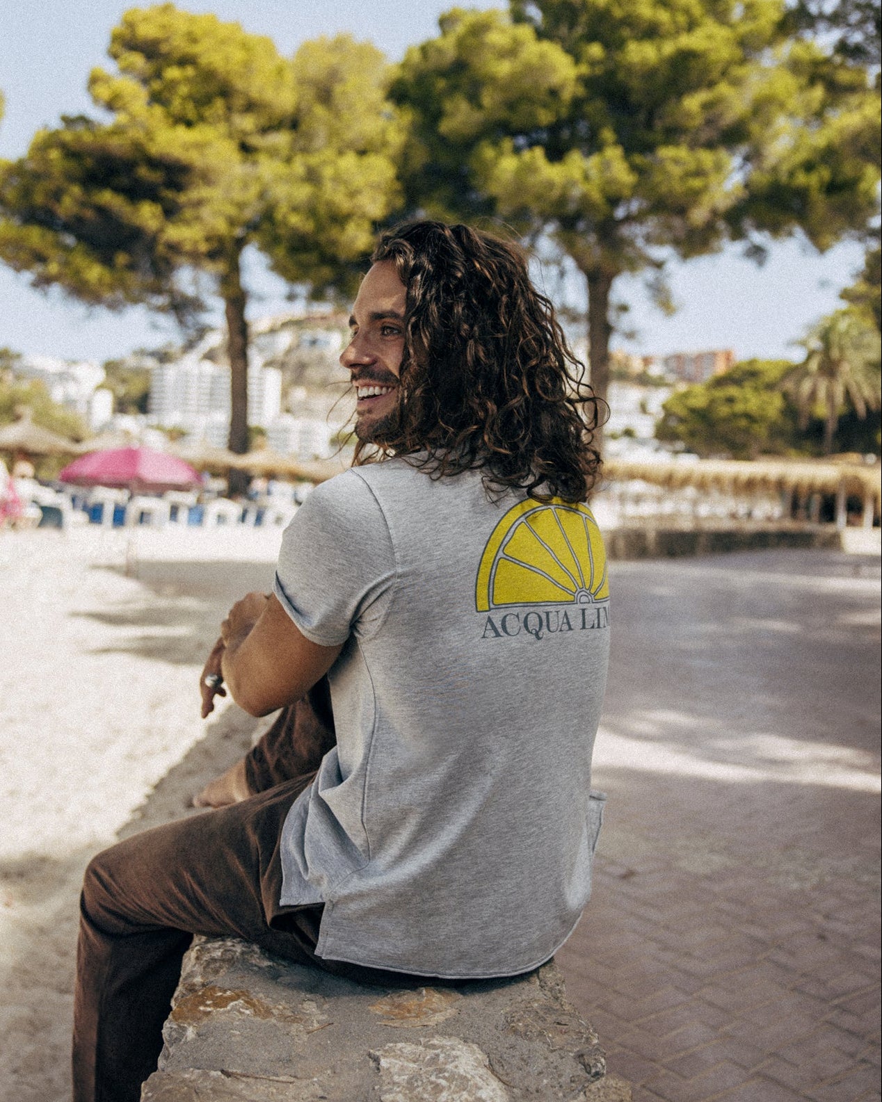 T-shirt Classic - American Grey - Acqua Limone