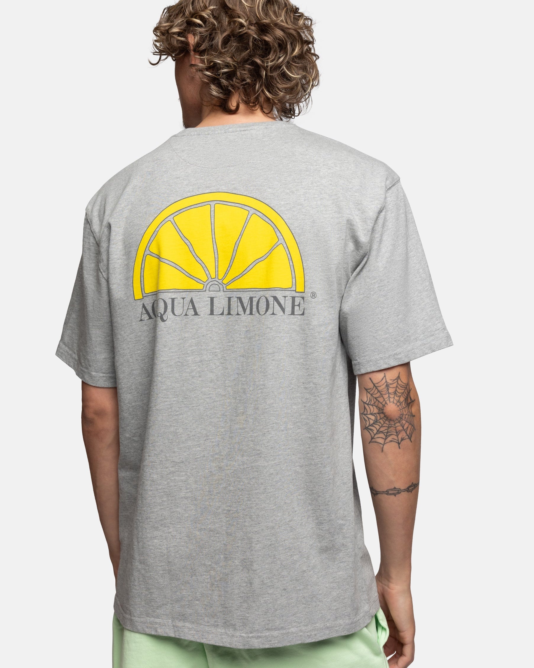 Heavy Tee - American Grey - Acqua Limone