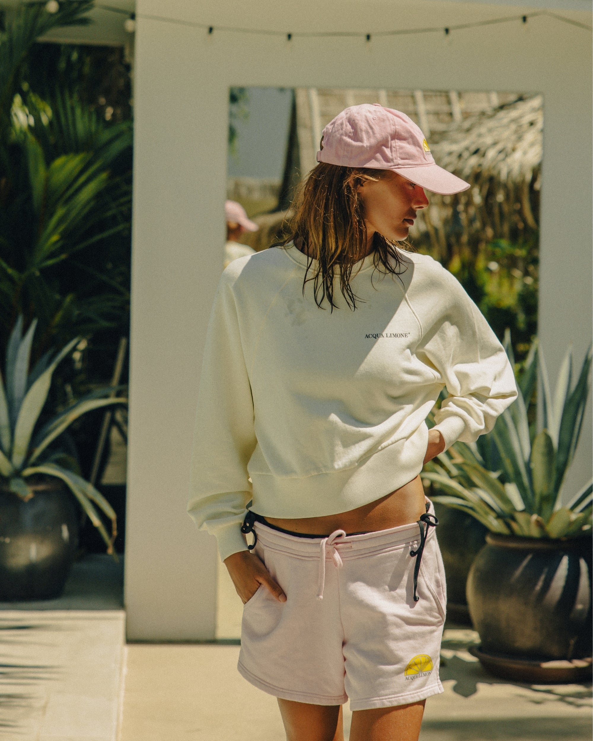 Vintage Cap - Pale Pink - Acqua Limone