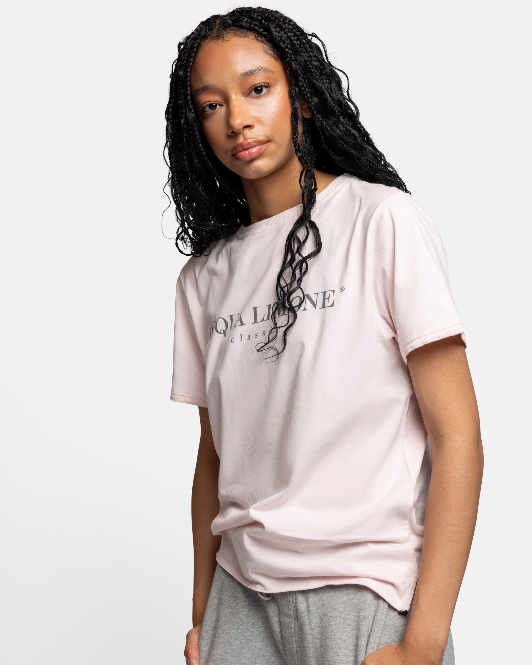 T-shirt Classic - Pale Pink - Acqua Limone