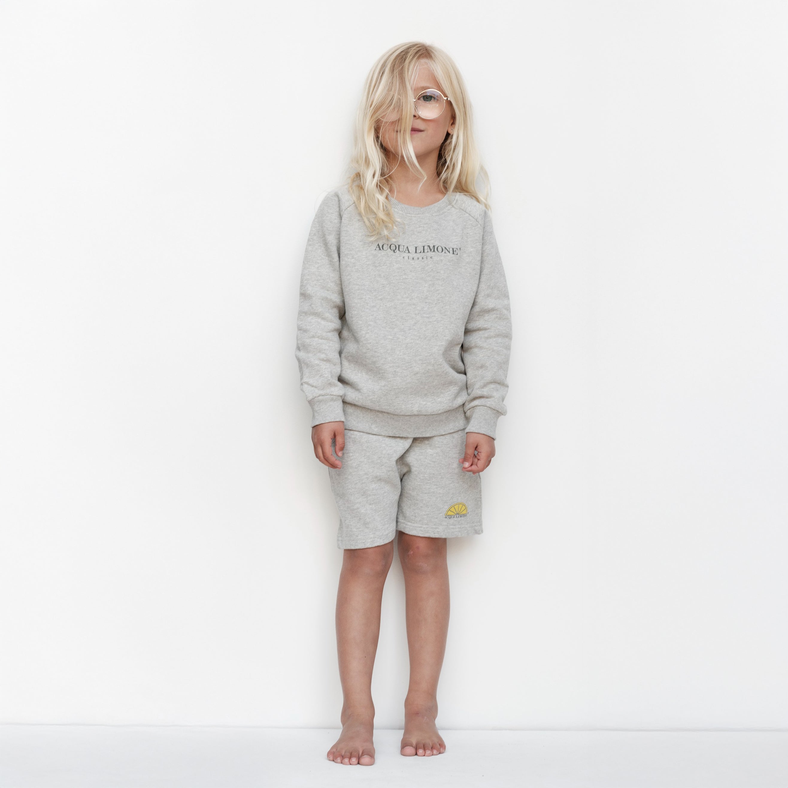 Kids Sweatshorts – American Grey