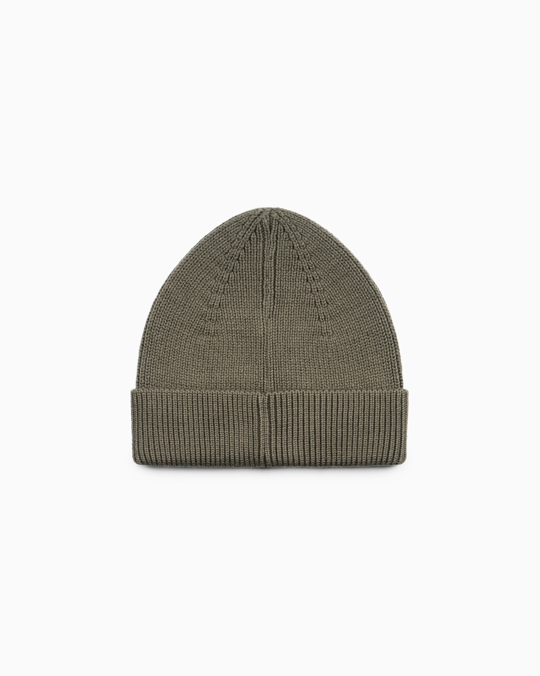 Heavy Cotton Beanie - Olive Green - Acqua Limone