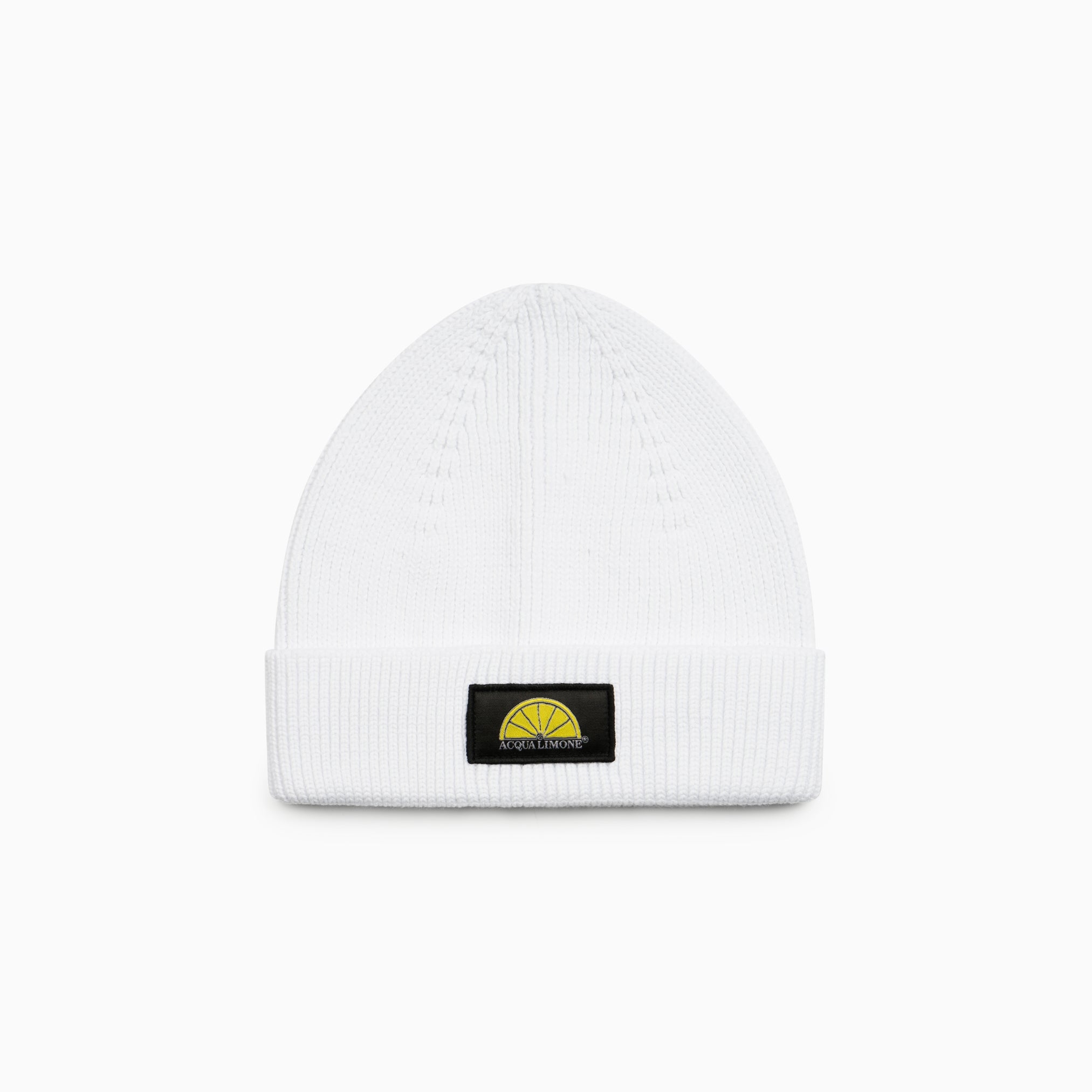 Heavy Cotton Beanie - White