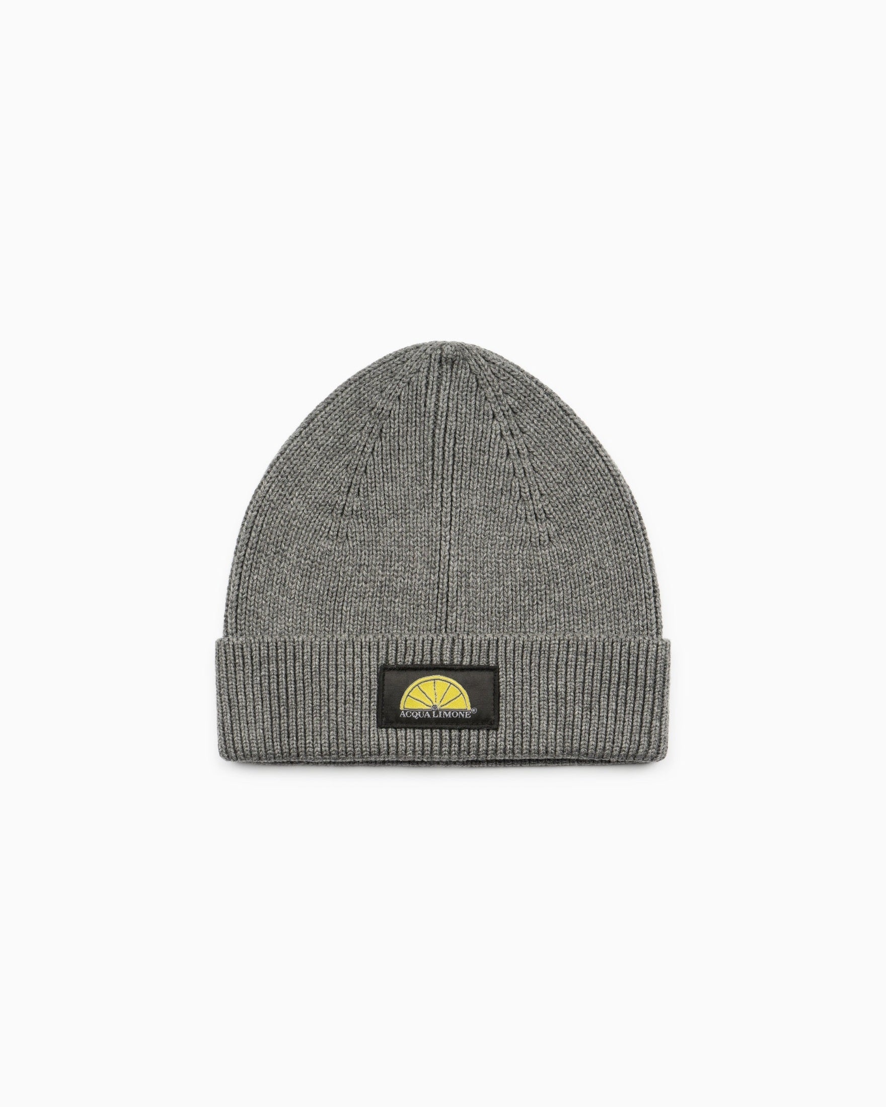Heavy Cotton Beanie - American Grey - Acqua Limone