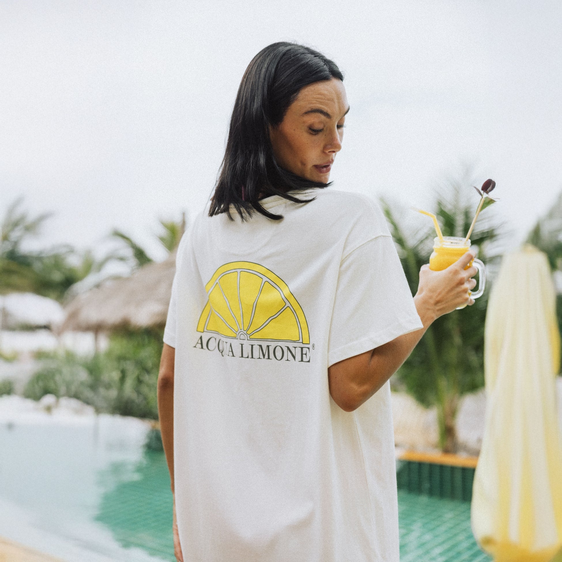 Donna Long Tee - White