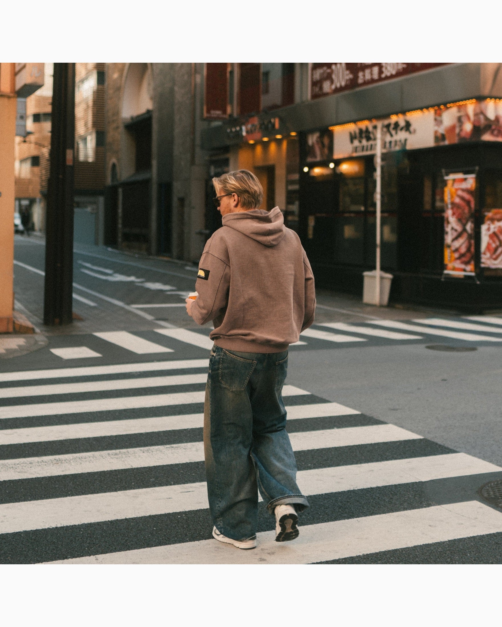 Washed Hoodie - Nut Brown - Acqua Limone
