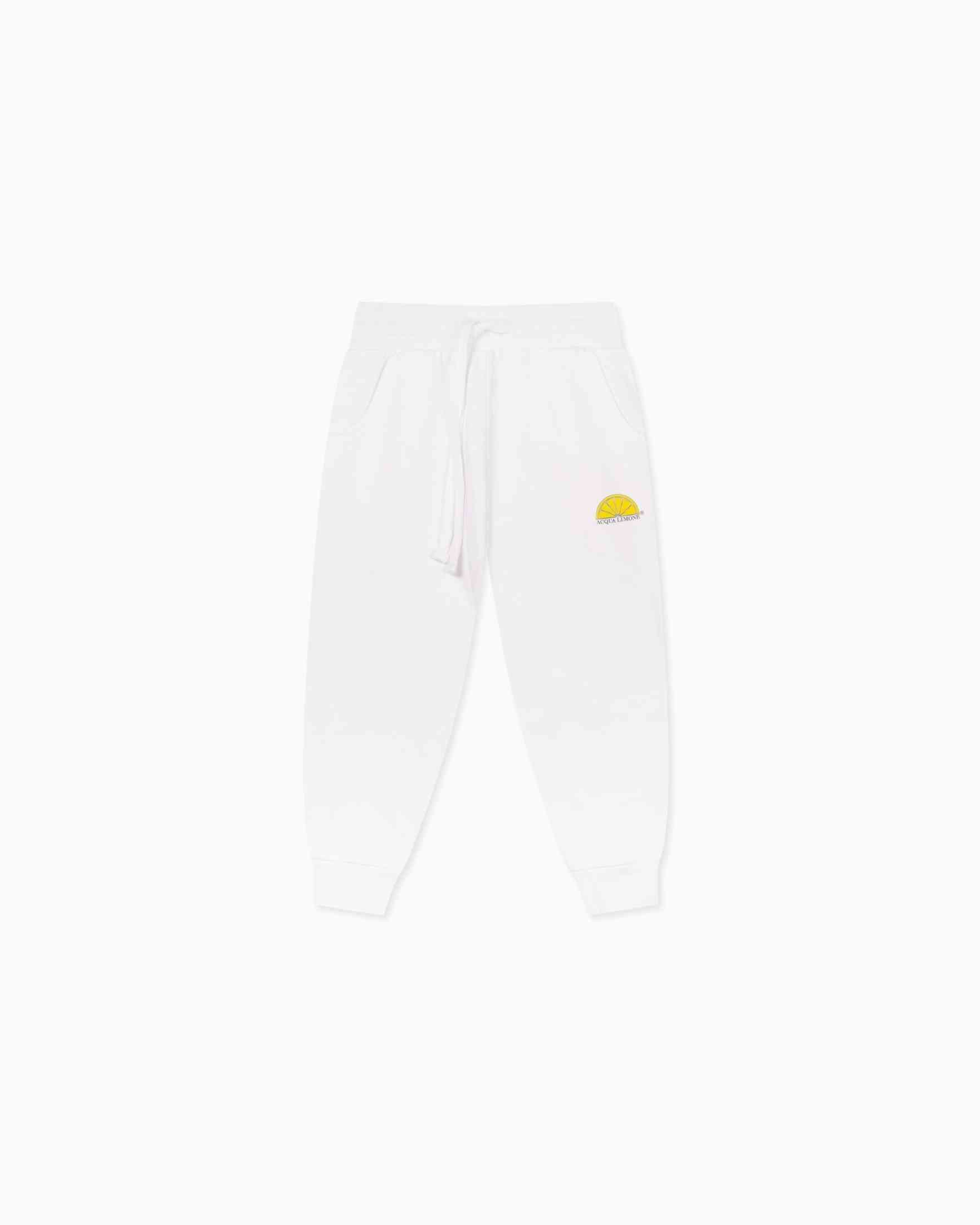 Kids Sweatpants – White - Acqua Limone