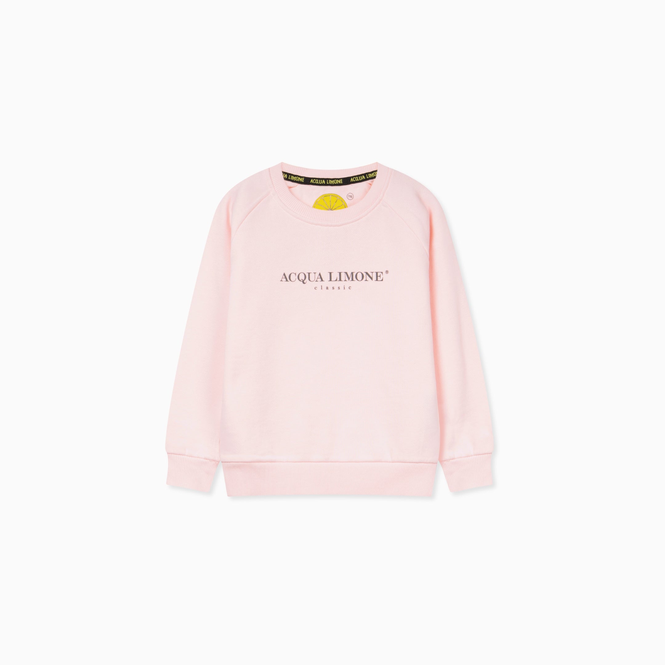 Kids College Sweatshirt – Pale Pink