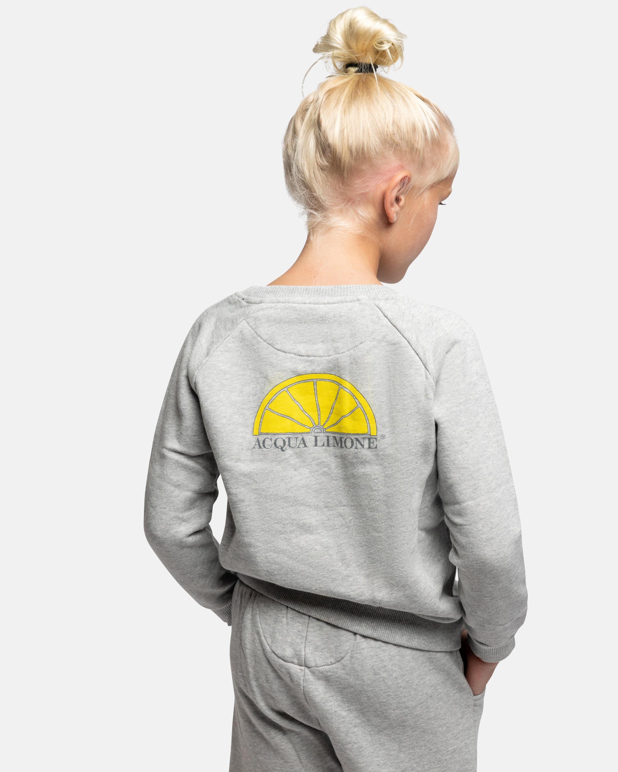 Kids College Sweatshirt – American Grey