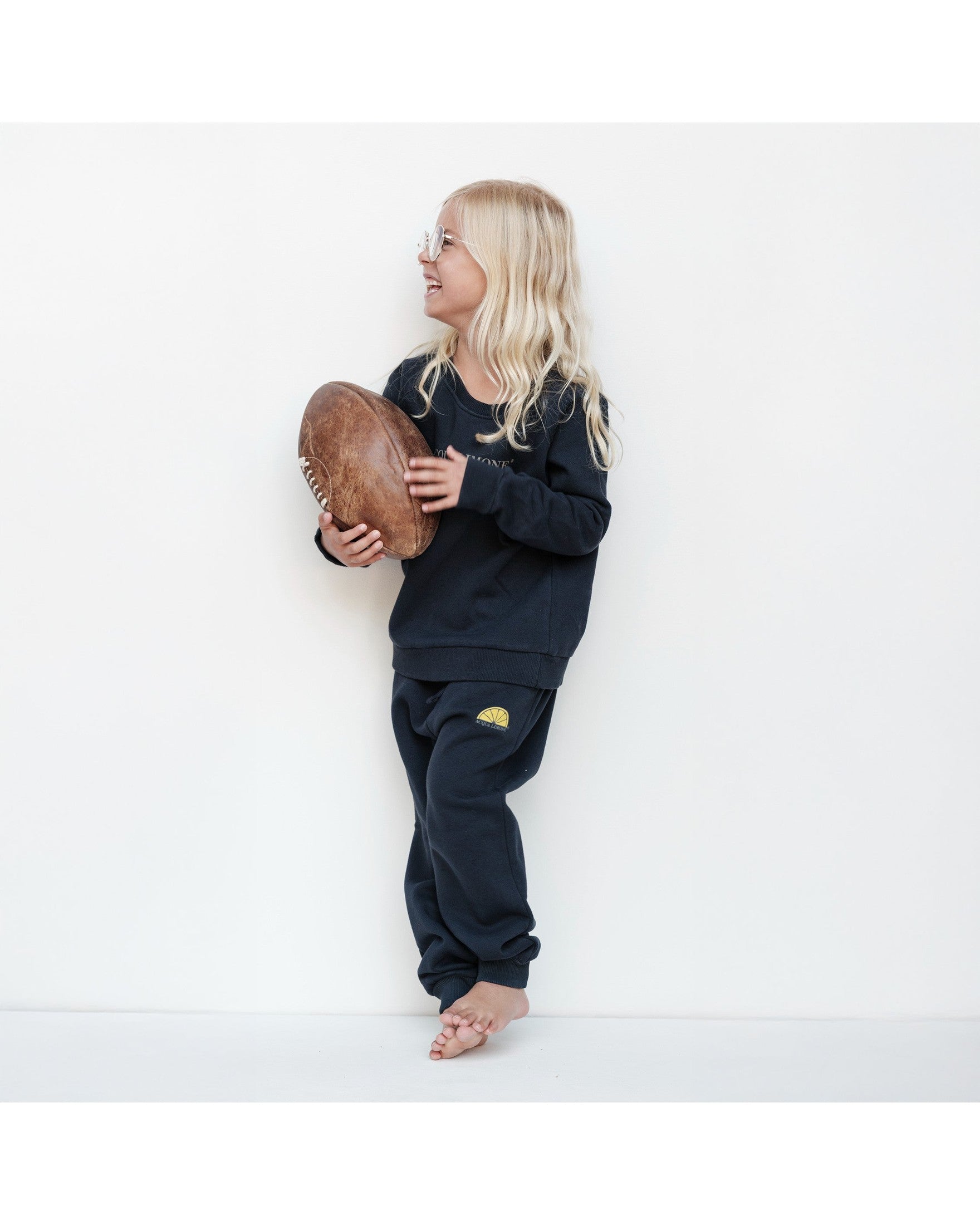 Kids Sweatpants – Navy - Acqua Limone