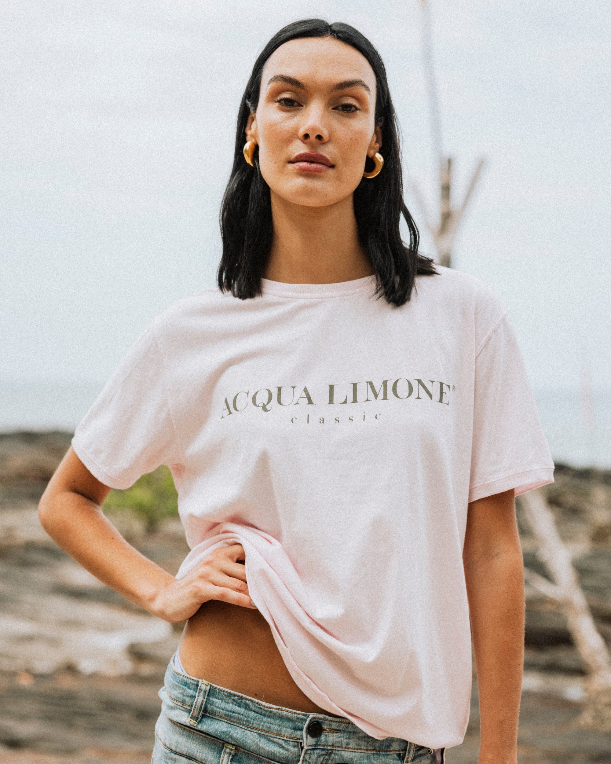 T-shirt Classic - Pale Pink - Acqua Limone