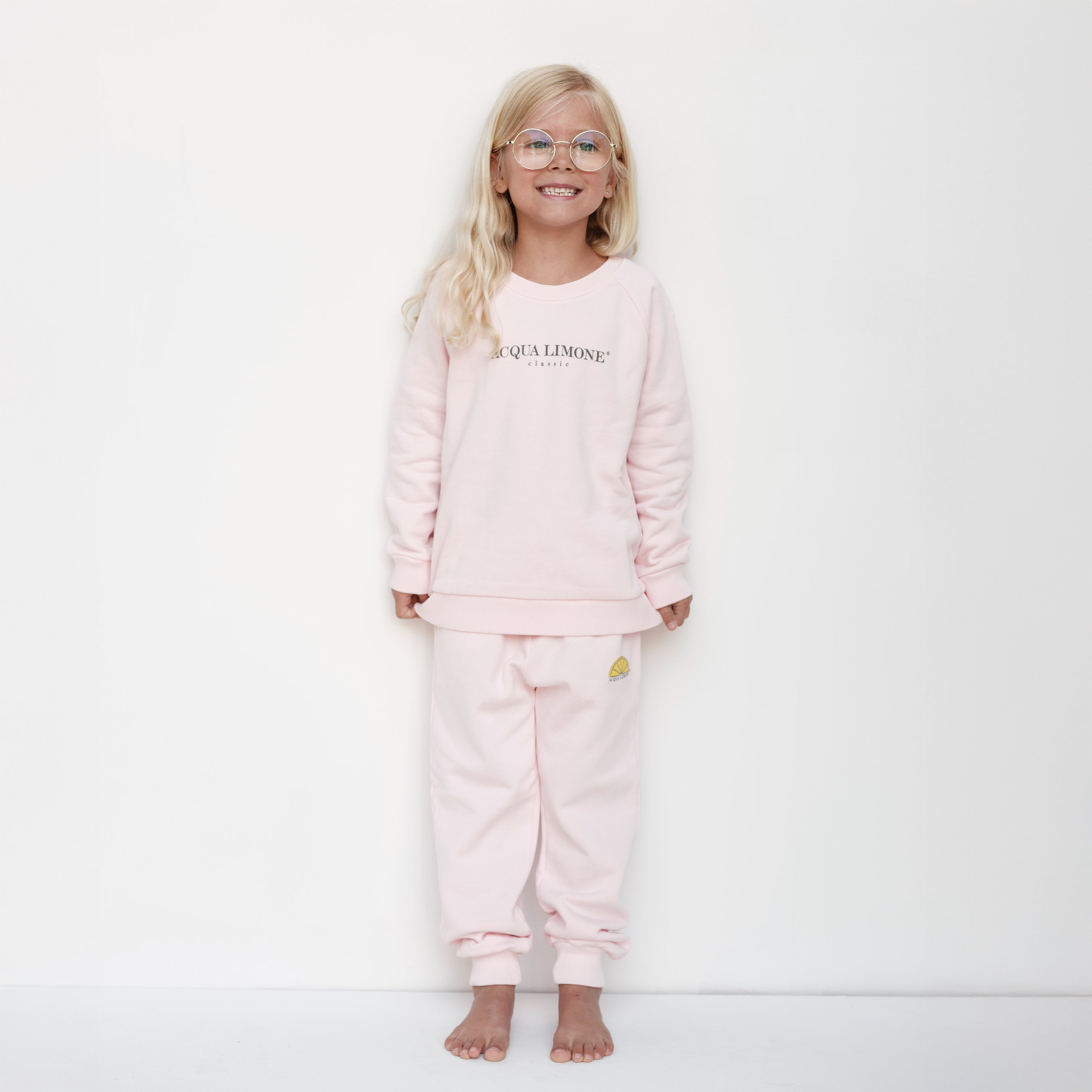 Kids Sweatpants – Pale Pink
