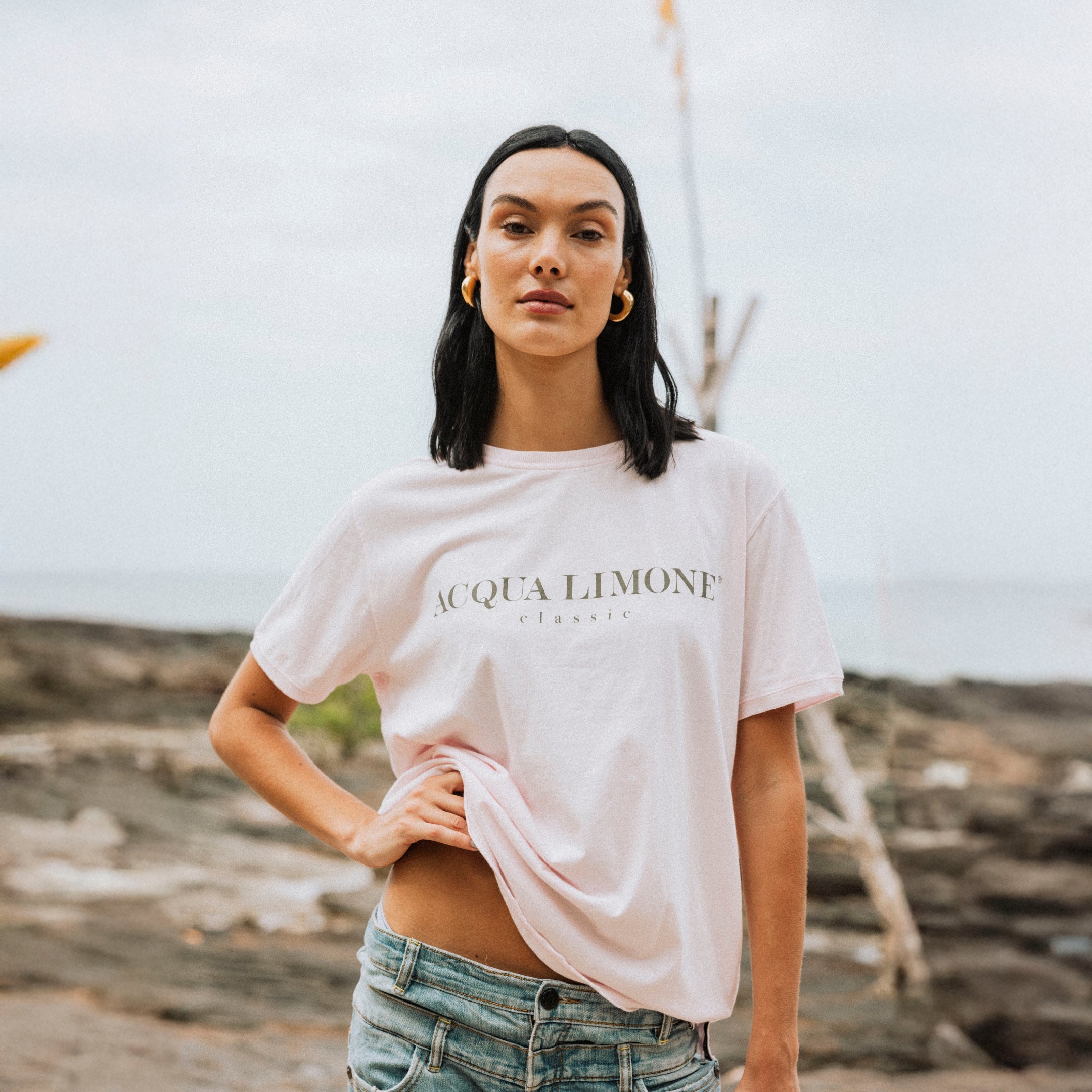 T-shirt Classic - Pale Pink - Acqua Limone