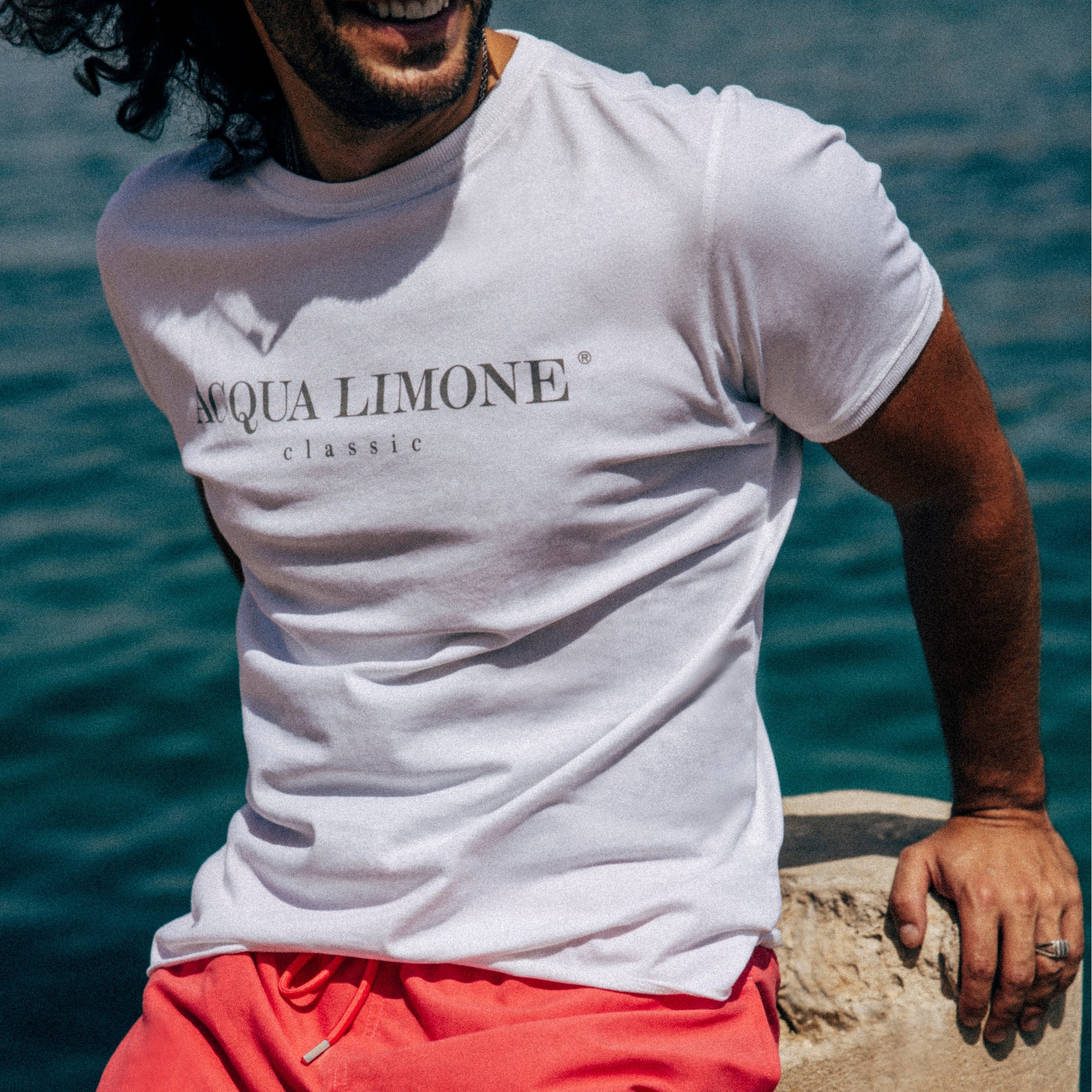T-shirt Classic - White - Acqua Limone