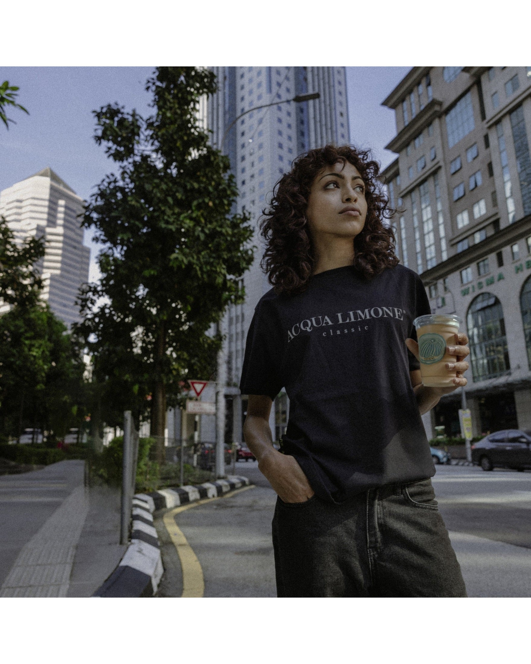 T-shirt Classic - Black - Acqua Limone