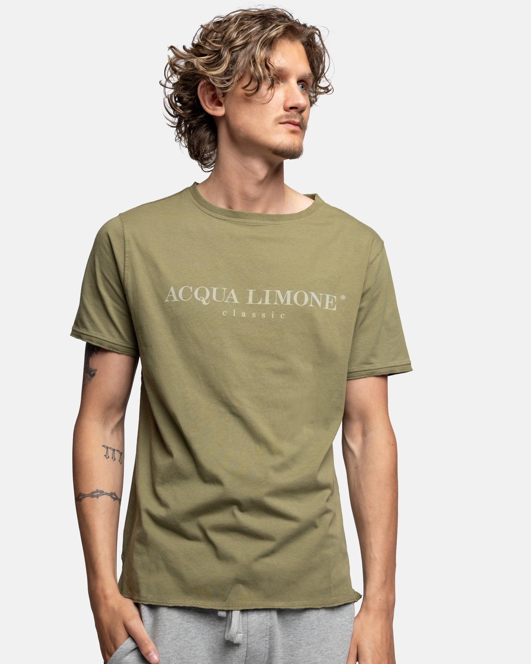 T-shirt Classic - Olive Green - Acqua Limone