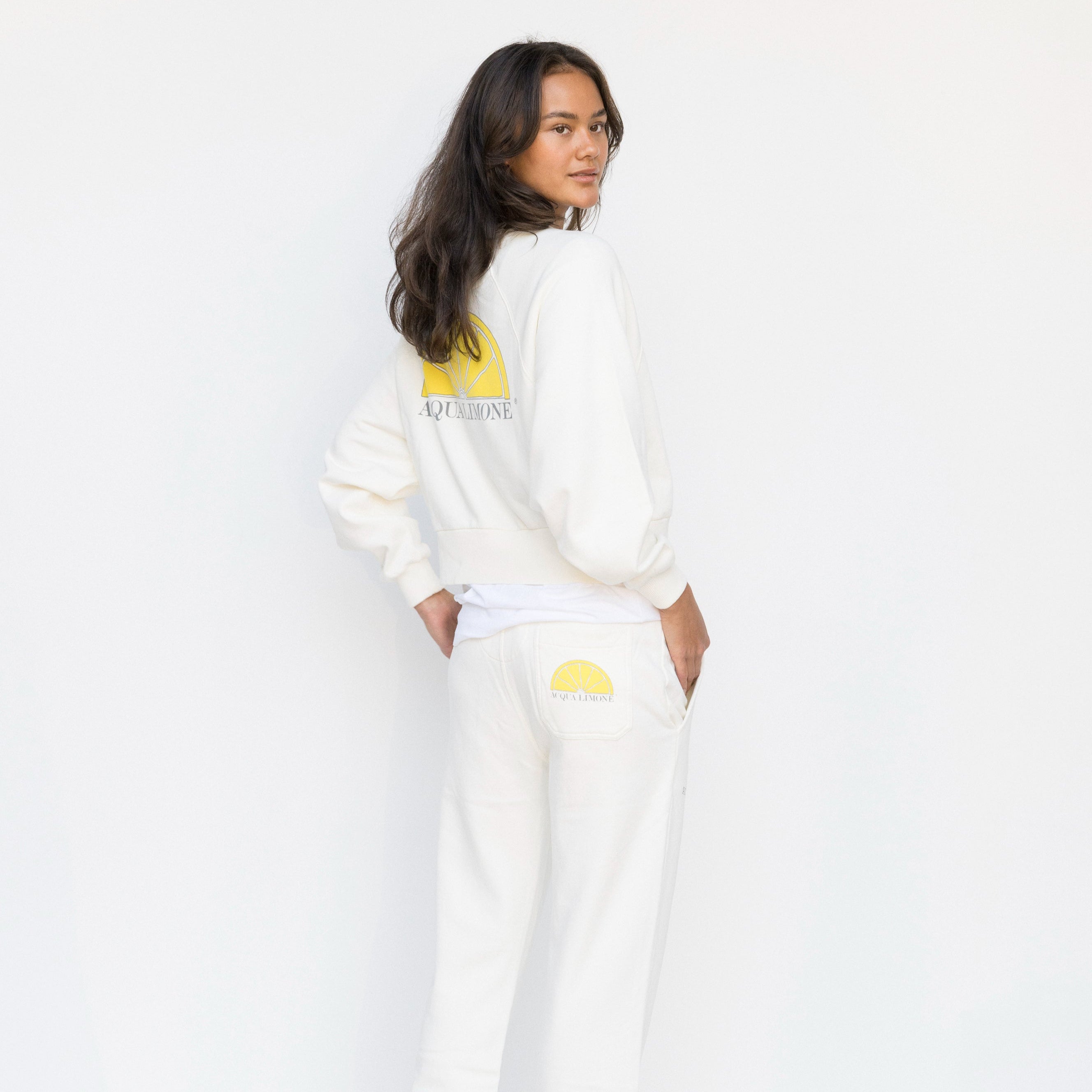 Cropped Ivy Sweater - Off White