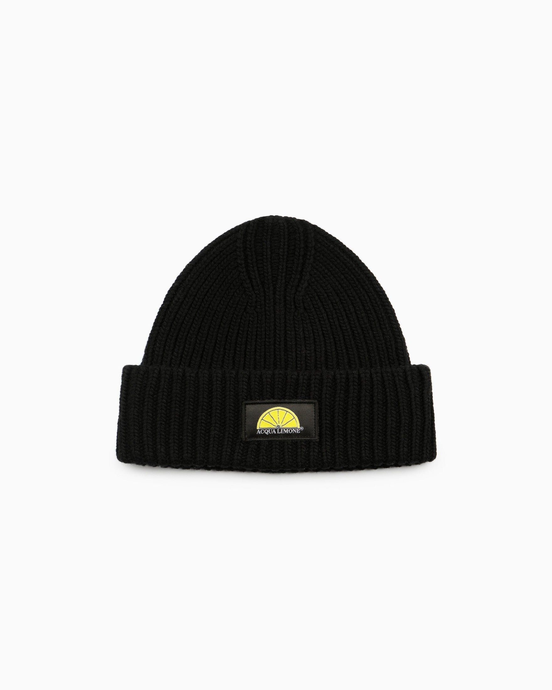 Soft Knit Beanie - Black - Acqua Limone