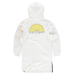 Donna Hood Dress Zip - Off White - Acqua Limone