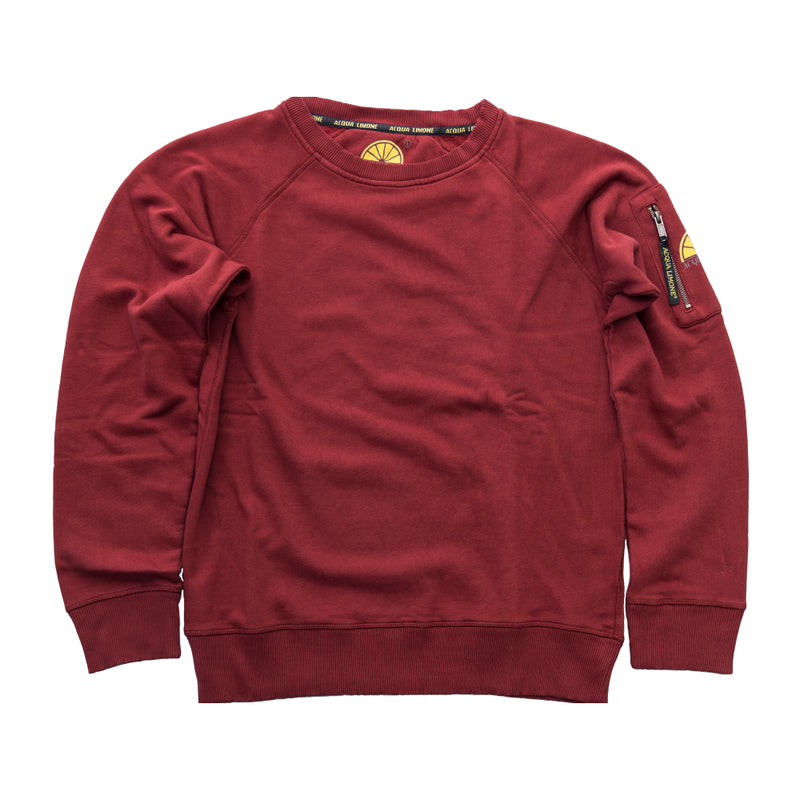 College Sleeve Pocket - Bordeaux - Acqua Limone