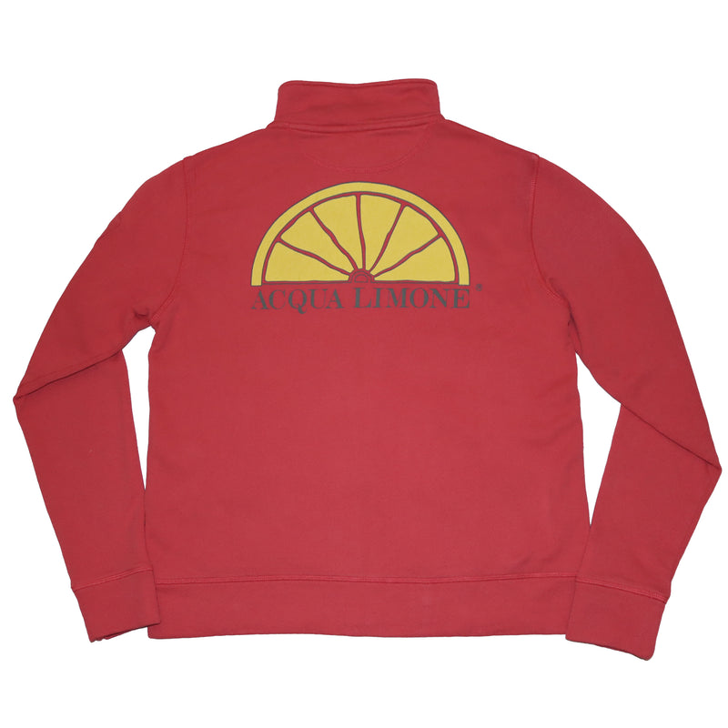 Zip Collar Jkt - True Red - Acqua Limone