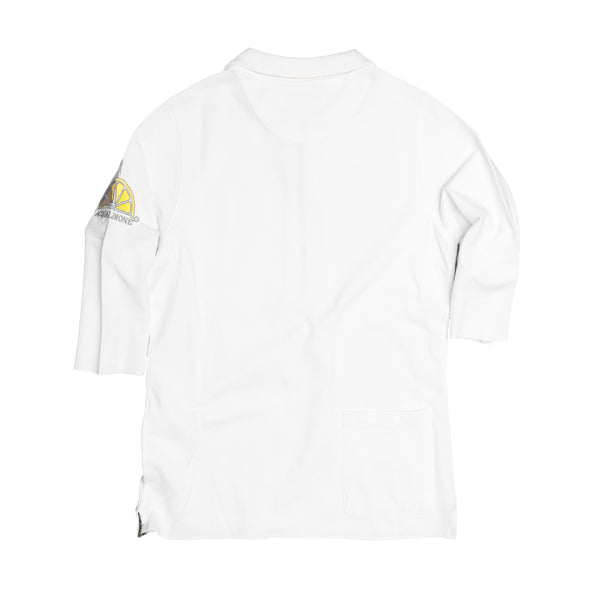 Donna Polo Piqué - White - Acqua Limone