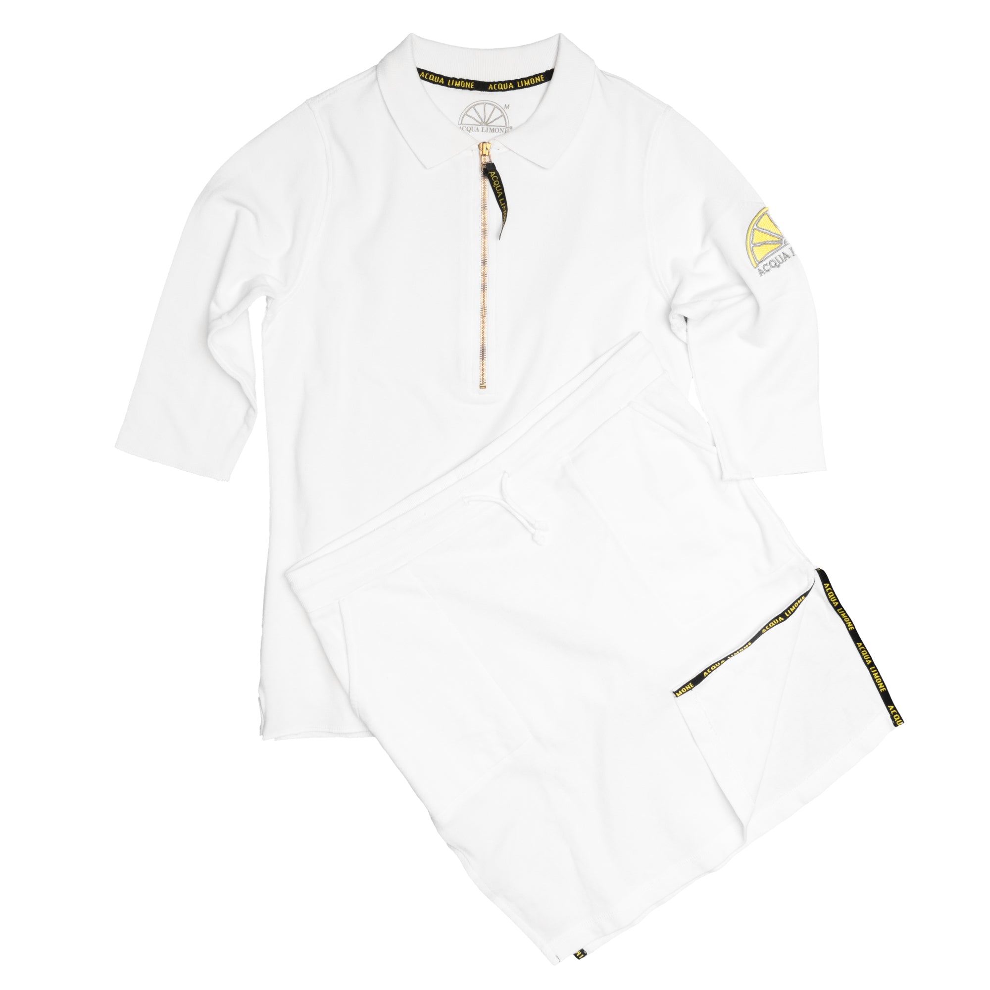 Donna Skirt Piqué - White - Acqua Limone