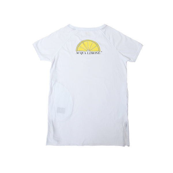 Donna Big-Tee - White - Acqua Limone