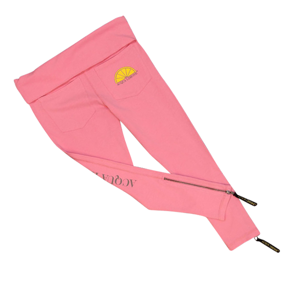 Donna 3/4 Tights Co. Lycra, Hot Pink, O/S - Acqua Limone