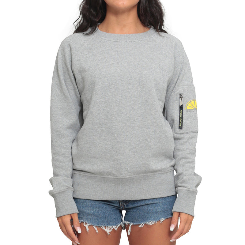 College Sleeve Pocket - American Grey - Acqua Limone