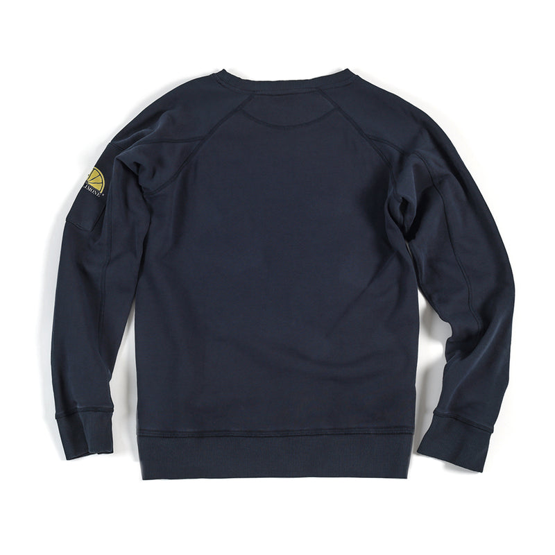 College Sleeve Pocket - Navy - Acqua Limone