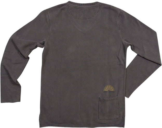 College V-Neck - Black - Acqua Limone