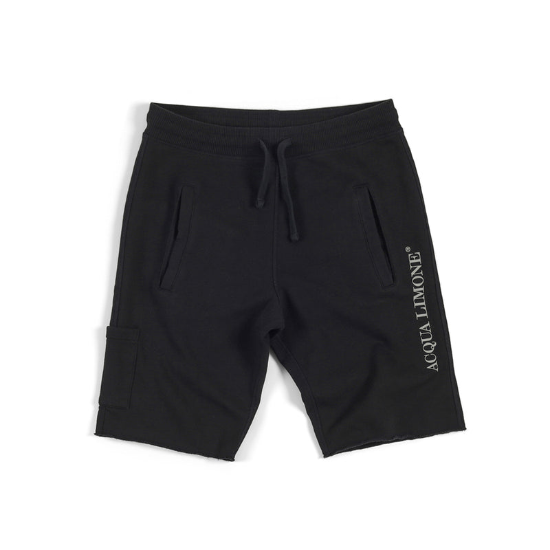 Sweat Shorts Print - Black - Acqua Limone