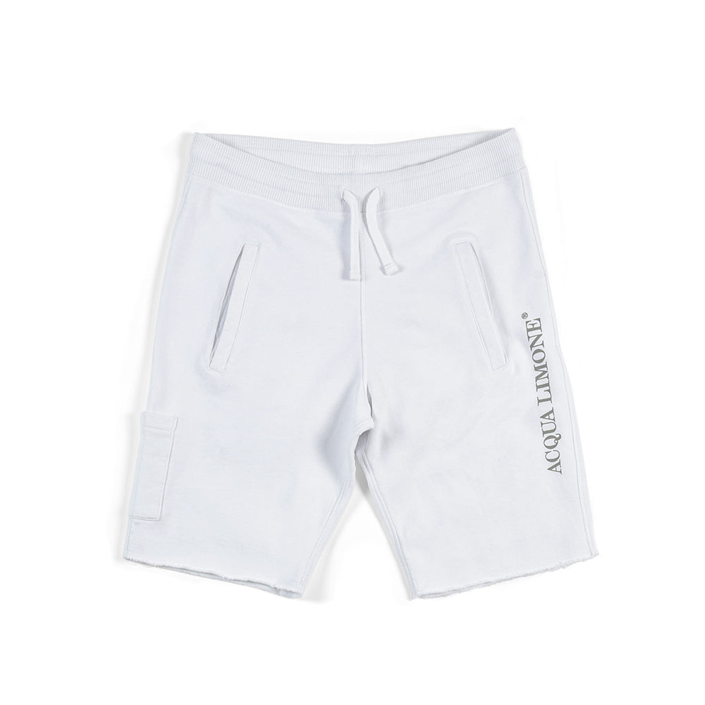 Sweat Shorts Print - White - Acqua Limone