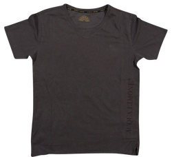 T-Shirt V-Neck - Black - Acqua Limone