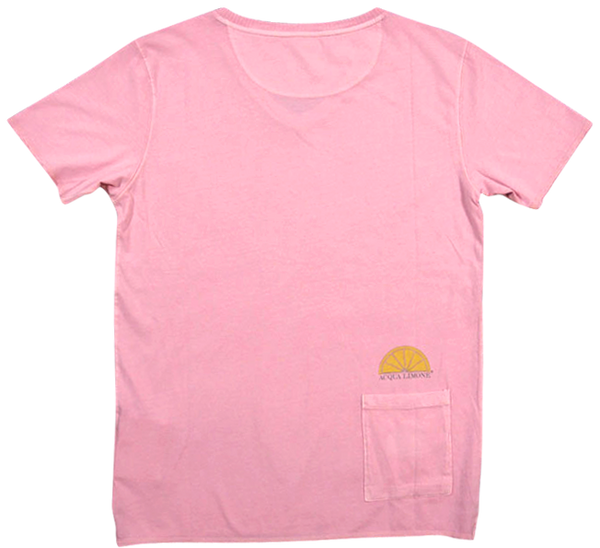 T-Shirt V-Neck - Pink - Acqua Limone
