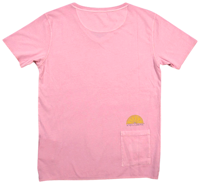 T-Shirt V-Neck - Pink - Acqua Limone