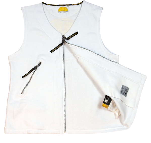 Vest Print - White - Acqua Limone